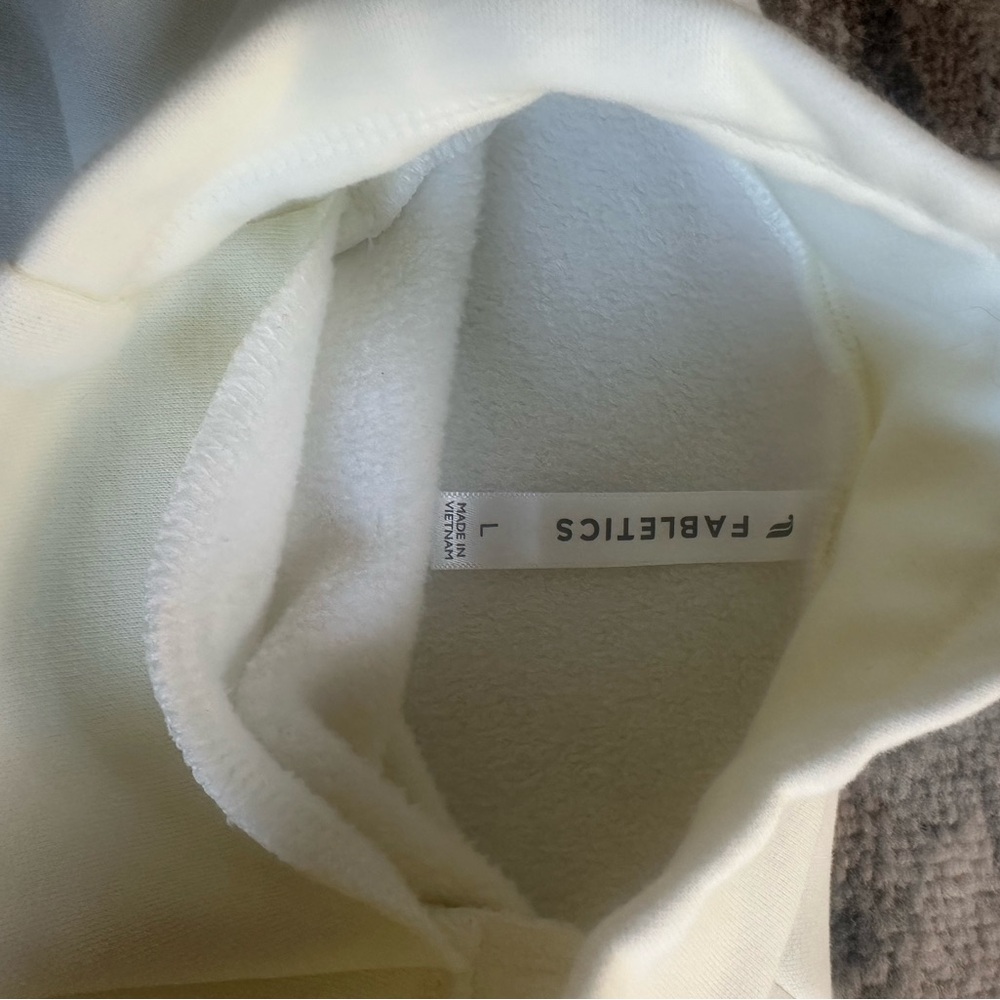 Fabletics Cream High-Neck Top - Picture 3 of 4